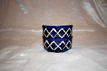 Azraq Blue Pottery Bowls, 2 of 3