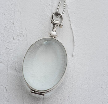 Oval Vintage Locket Necklace For Photos, Hair Or Ashes, 9 of 12