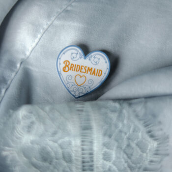 Will You Be My Bridesmaid Card And Pin, 7 of 9