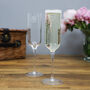 Personalised Mr And Mrs Champagne Flute Set Of Two, thumbnail 1 of 10