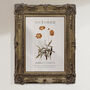 Birth Flower Wall Print 'Cosmos' For October, thumbnail 1 of 9