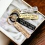 Titanium Keychain… I Love You More, The End, I Win, thumbnail 1 of 10