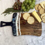 Personalised Wedding Gift Hands And Name Charcuterie Cheese Board, Ocean Resin, thumbnail 1 of 7