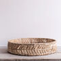 Also Home Venlig Large Round Water Hyacinth Tray, thumbnail 4 of 4