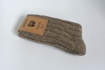 Merino Socks, Soft And Warm, Unisex Socks Very Thick, 6 of 8