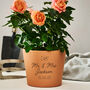 Personalised Wedding Gift Plant Pot, thumbnail 1 of 4