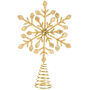 Shine Bright Handmade 3D Snowflake Tree Topper, thumbnail 2 of 5