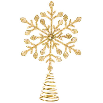 Shine Bright Handmade 3D Snowflake Tree Topper, 2 of 5