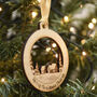 Personalised Christmas Town Tree Decoration, thumbnail 4 of 5