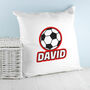Personalised Football Cushion Cover, thumbnail 1 of 3