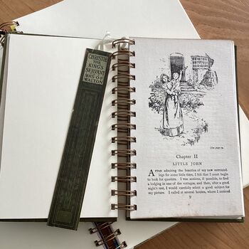 'Christie The King's Servant' Upcycled Notebook, 4 of 4
