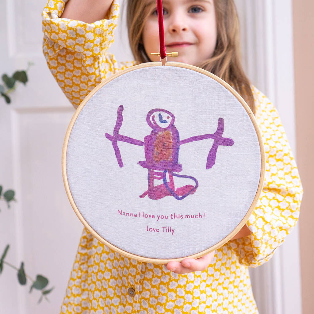 Personalised Your Child's Drawing Hoop, 1 of 5