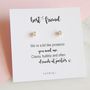 Prosecco Themed Friendship Earrings, thumbnail 4 of 8
