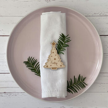 Personalised Christmas Place Setting, 3 of 5
