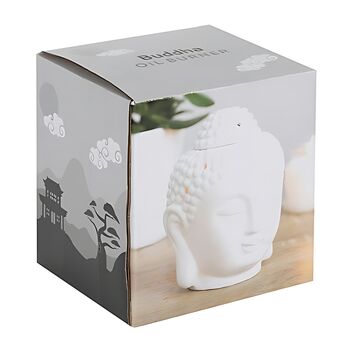 White Buddha Head Oil Burner, 4 of 6