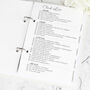 Wedding Planner With Photo – Personalised Ring Bound Organiser, thumbnail 7 of 12