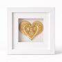 Personalised 50th Wedding Anniversary Gift Heart, thumbnail 5 of 7