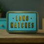 Match Tin Storage Box Candle Gold Home Accessory Matches | Teal, thumbnail 1 of 10