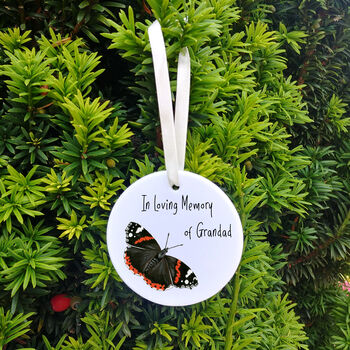 In Loving Memory Butterfly Ceramic Decoration, 7 of 8