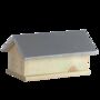 Pinewood Bumblebee Bee House Zinc Roof Garden Bungalow, thumbnail 3 of 3