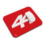 Hamilton #44 Red Mouse Mat Formula Racing Fan Desk Pad, thumbnail 2 of 3
