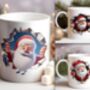 Personalised Christmas Santa Breakout Gift Mug, thumbnail 1 of 4