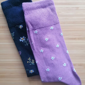 Floral Feet Ladies' Socks, 11 of 12