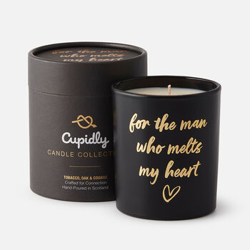 For The Man Who Melts My Heart | Scented Soy Candle For Him, 2 of 6