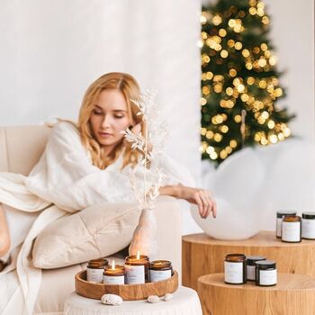 Relaxing Christmas Joy Pamper Gift For Her Organic Aromatherapy Scented With Pure Essential Oils, 11 of 12