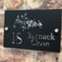 Personalised Floral Style Design House Sign Acrylic, thumbnail 2 of 6