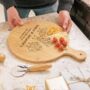 Personalised Christmas Pizza Family Board, thumbnail 2 of 4