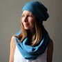 Cashmere Beanie Hat, thumbnail 6 of 11