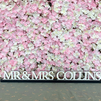 Personalised Wedding Surname Sign Decoration Gift, 2 of 4