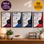 Personalised 80th Birthday Gift Birth Year Print For Football Fans, thumbnail 1 of 12