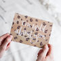 Leopard Print 'Wild About You' Valentine's Day Card, thumbnail 2 of 2