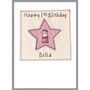 Personalised Star Age Birthday Card For Her, thumbnail 3 of 12