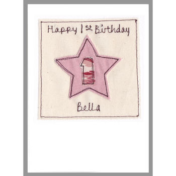 Personalised Star Age Birthday Card For Her, 3 of 12