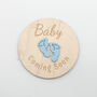 Engraved Baby Coming Soon Plaque Acrylic Keepsake, thumbnail 6 of 12