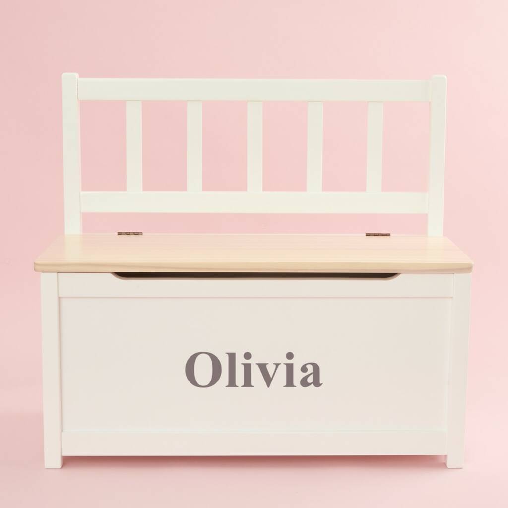Personalised Toy Box And Bench, 1 of 3