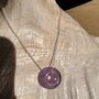 Amethyst Necklace And Hoop Earrings Set, thumbnail 3 of 4