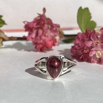 Handmade Silver Rings With Natural Gemstones, 2 of 12