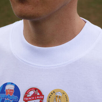 Afc Beer Mats Oversized T Shirt, 9 of 10