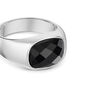 Black Onyx Oval Signet Ring 925 Solid Silver, thumbnail 4 of 4