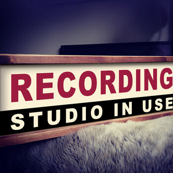 Illuminated Studio Recording Sign, 2 of 2