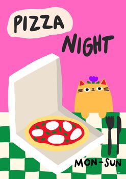 Pizza Night Print, 3 of 3