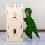 Eco Friendly Wooden, Flat Pack Kids Turret Playhouse, thumbnail 5 of 8