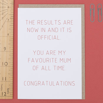 'You Are My Favourite Mum Of All Time' Card, 4 of 4