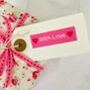 With Love Pink Handmade Gift Tag, thumbnail 1 of 1