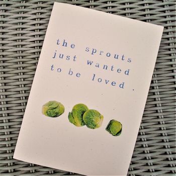 Joke Sprouts Christmas Card, 2 of 2