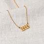 9ct Yellow Gold Angel Number Necklace 18 Inches, thumbnail 2 of 7